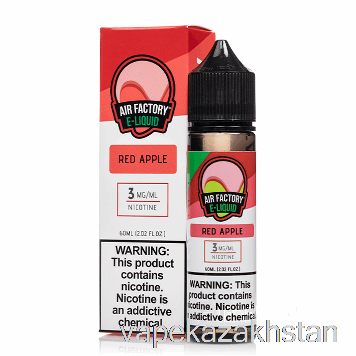 Vape Smoke Red Apple - Air Factory - 60mL 3mg